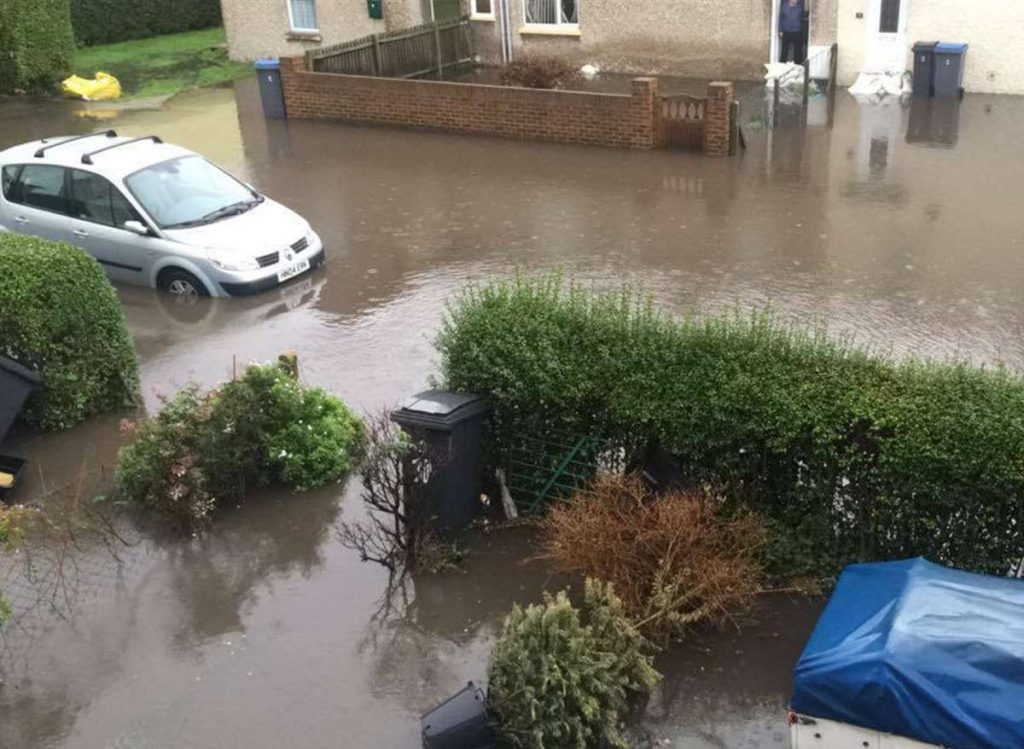 Freemans Way Deal Flooded