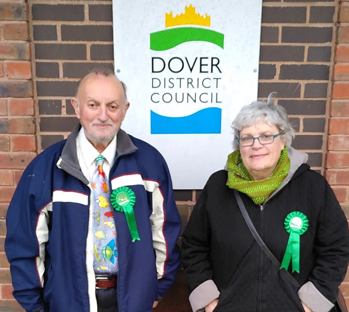 Candidates for Eastry Rural, Pete Findley and Sarah Gleave
